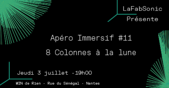 Apéro immersif: 8 colonnes à la lune